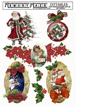 Christmas & vintage ephemera& greetings,frames, cuttable,min buy
